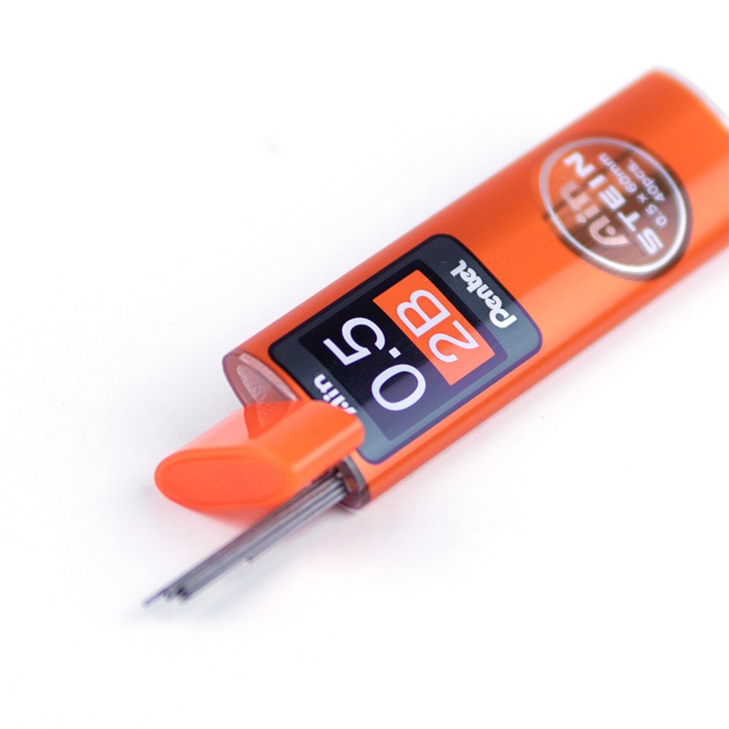 Pentel Ain Stein Lead Refill, 2B – 0.5 mm