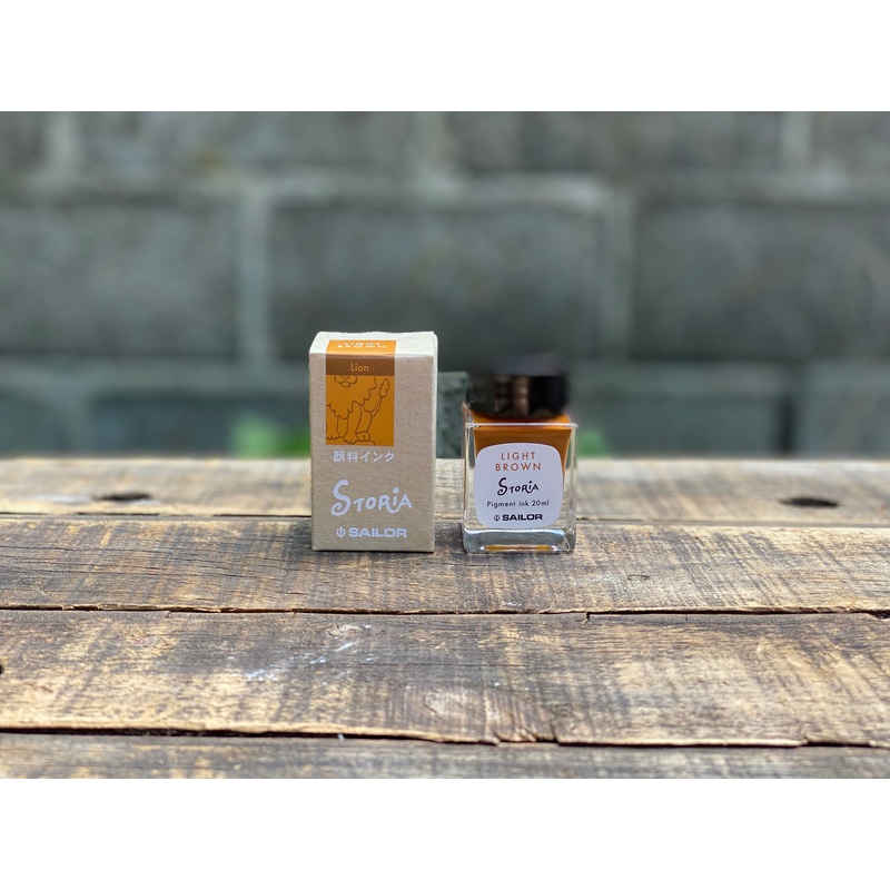 Sailor Storia Pigment Ink – 20mL – Lion Light Brown