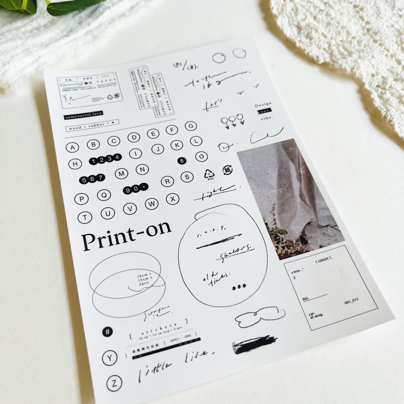 Some Sort of Fern Sticker Sheet – Symbols