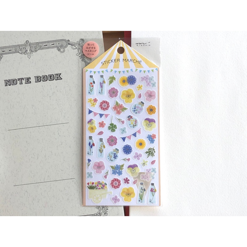 Sticker Marche Pressed Flower