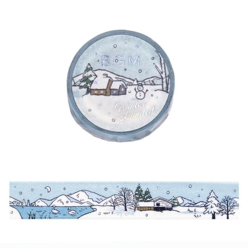 BGM Washi Tape – Snow Lake Cabin (Limited Edition)