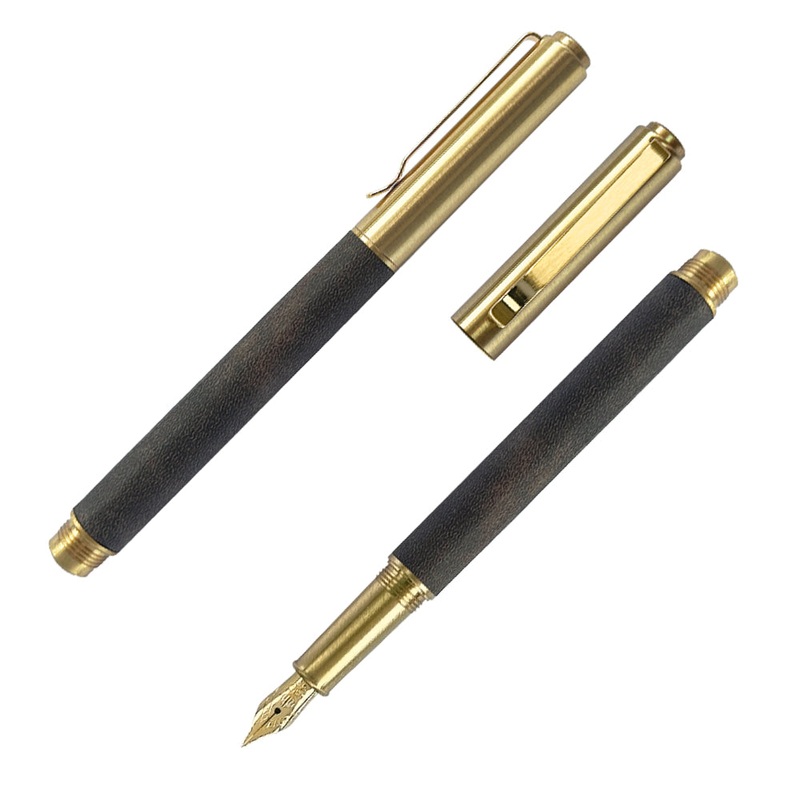 Handscript Retro Brass Fountain Pen Brass Extra Fine