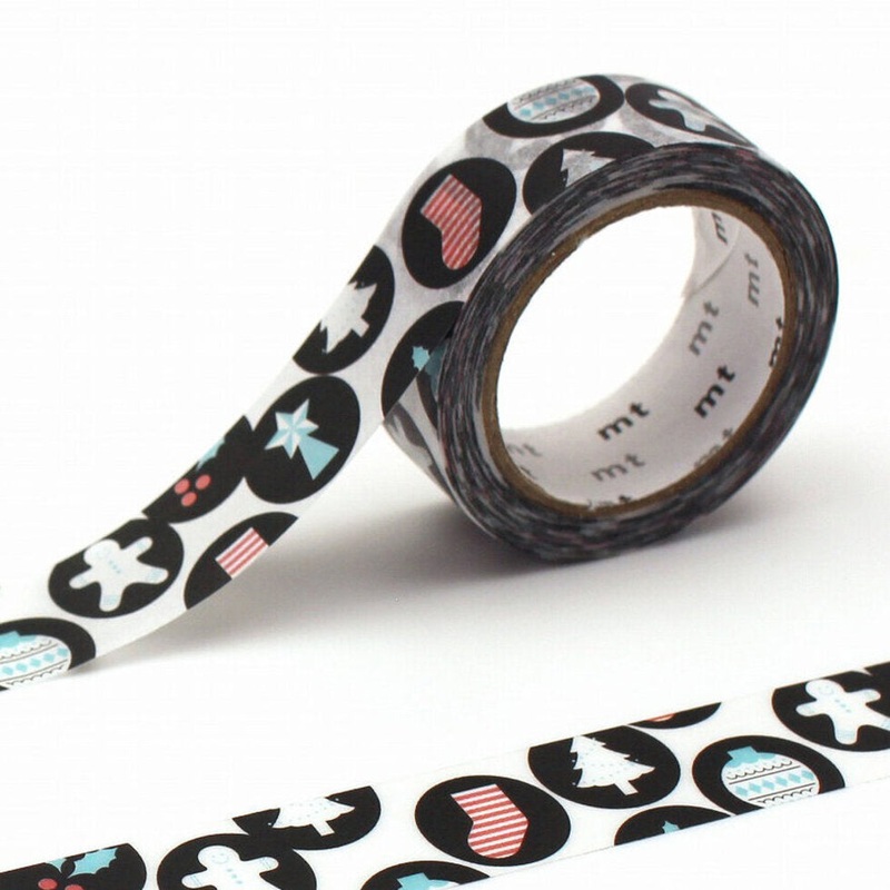 mt Washi Tape – Merry Christmas – Motif Dot