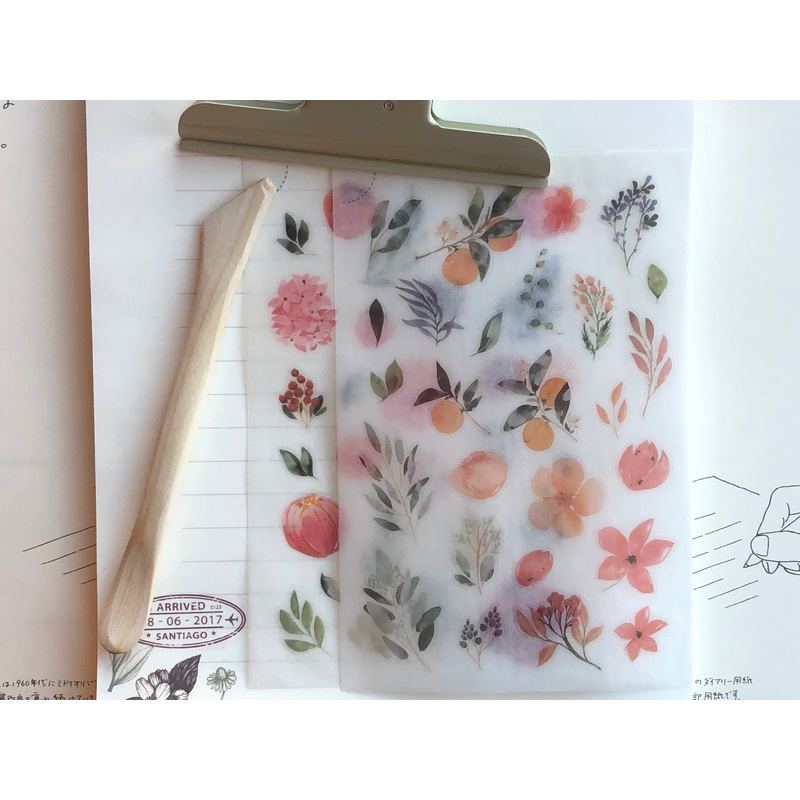 MU Print-On Stickers – Citrus Florals – #70