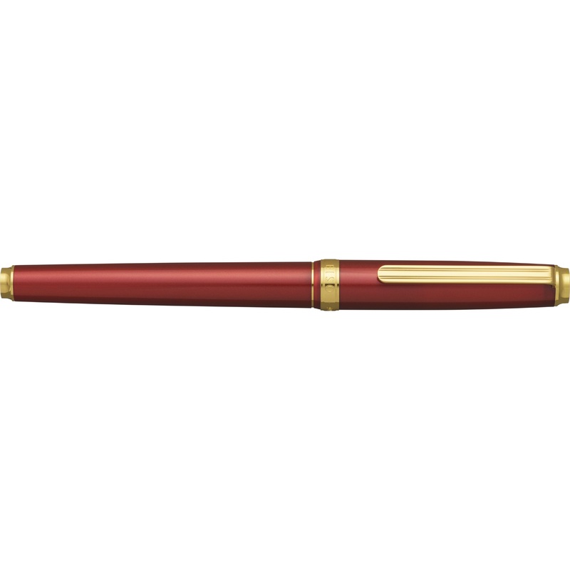 Platinum BISO Fountain Pen – Flame Red