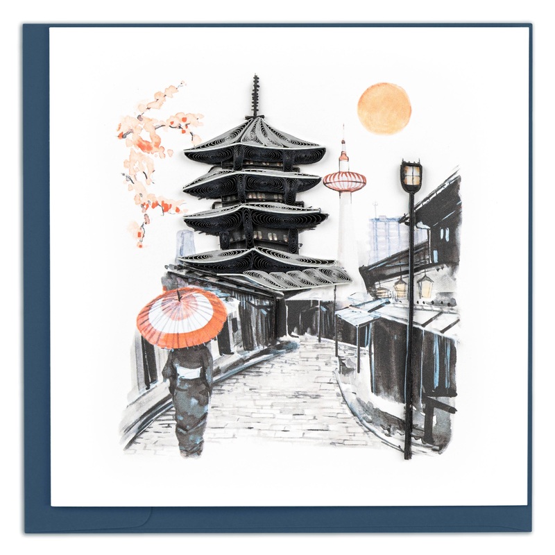 Quilled Kyoto Greeting Card