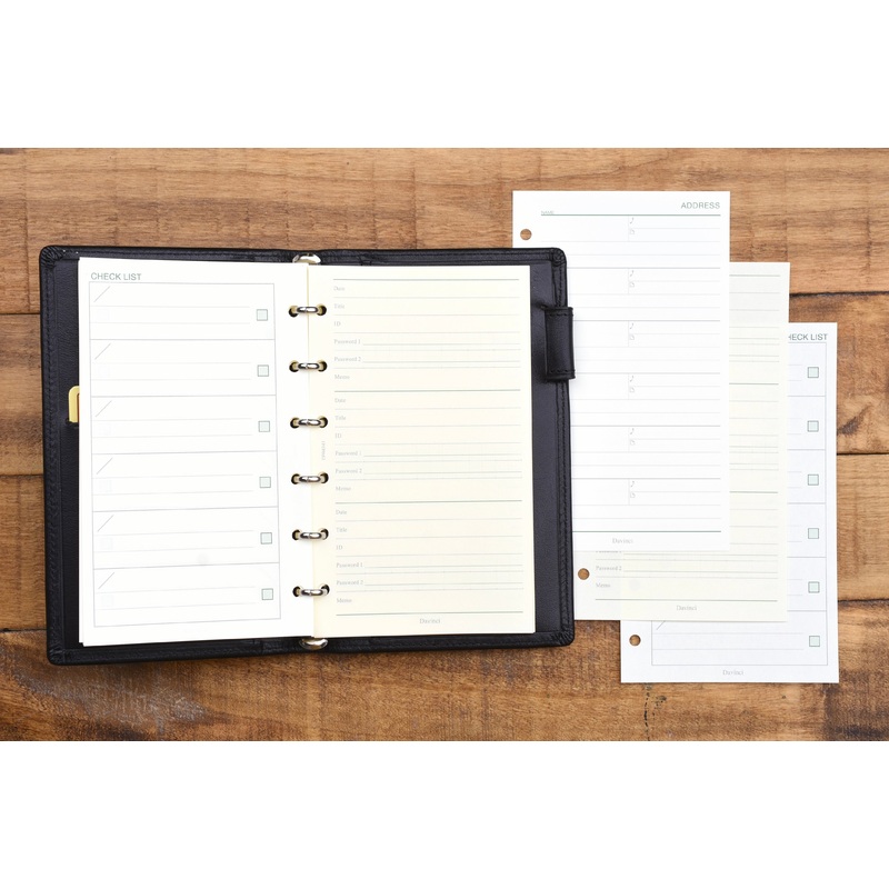 Raymay Davinci – Pocket Size – Info Refills Checklist (30 Sheets)