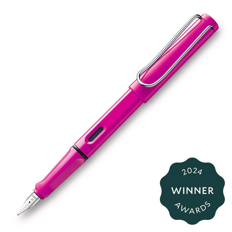 safari Fountain Pen Extra Fine Pink