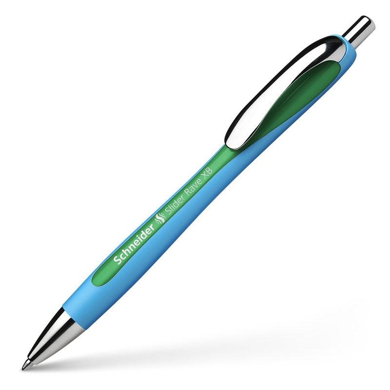 Schneider Slider Rave Ballpoint Pen – Green