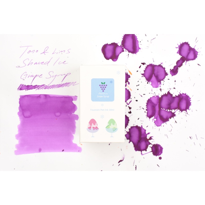 Tono & Lims Ink Bottle – Shaved Ice – Grape Syrup – 30ml