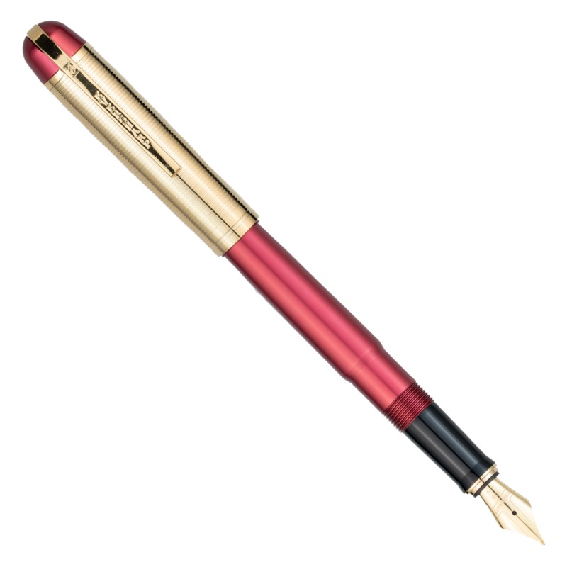 Wahl Eversharp Skyline Fountain Pen – Red w/Gold Trim