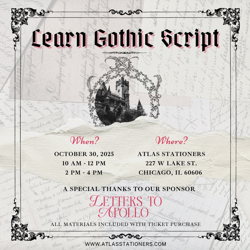 Atlas Discover the Art of Gothic Script Workshop