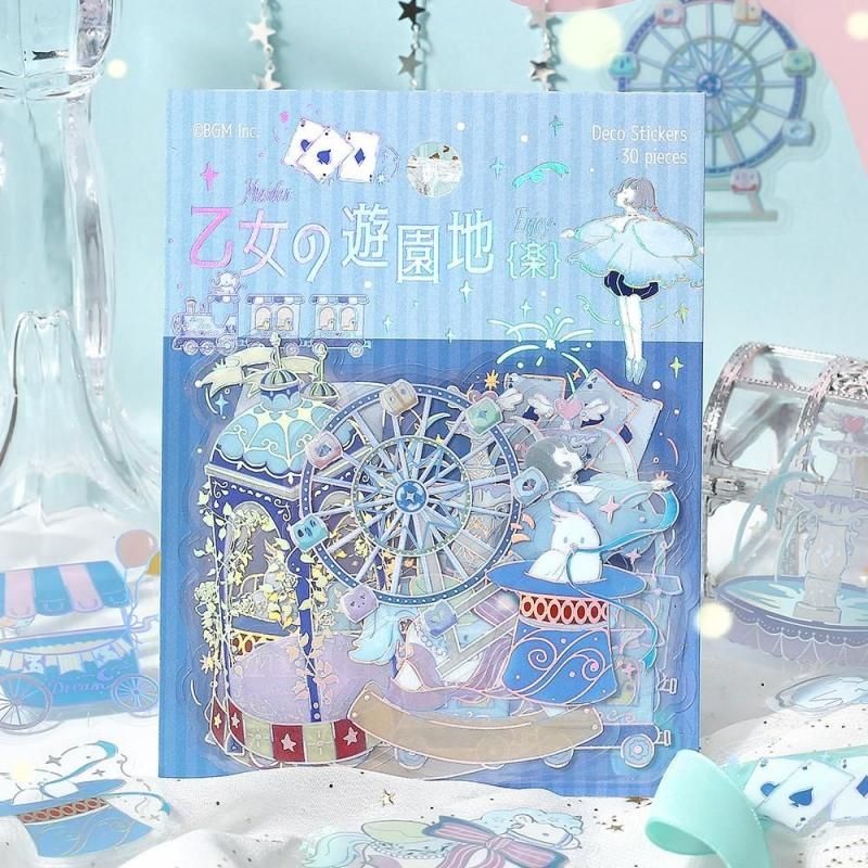 BGM Planner Sticker Flakes – Maiden’s Amusement Park – Raku