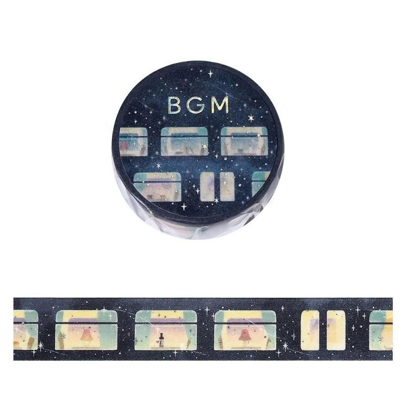 BGM Washi Tape – Life – Sleeping Train Among the Stars