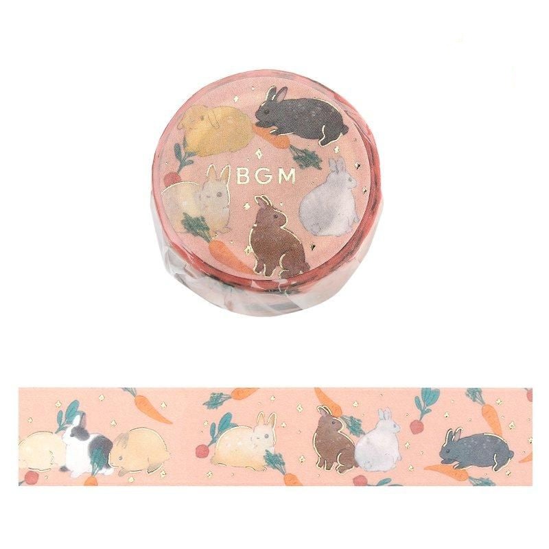BGM Washi Tape – Rabbit Country – 3 O’clock Snack