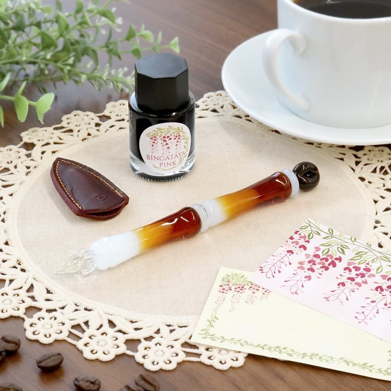 BINGATAYA Glass Pen Set – Pink