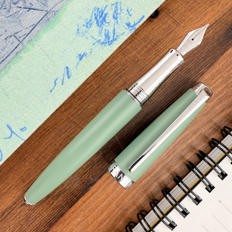 Caran d’Ache LMAN V2 Collection Fountain Pen – Sage Green (Special Edition)