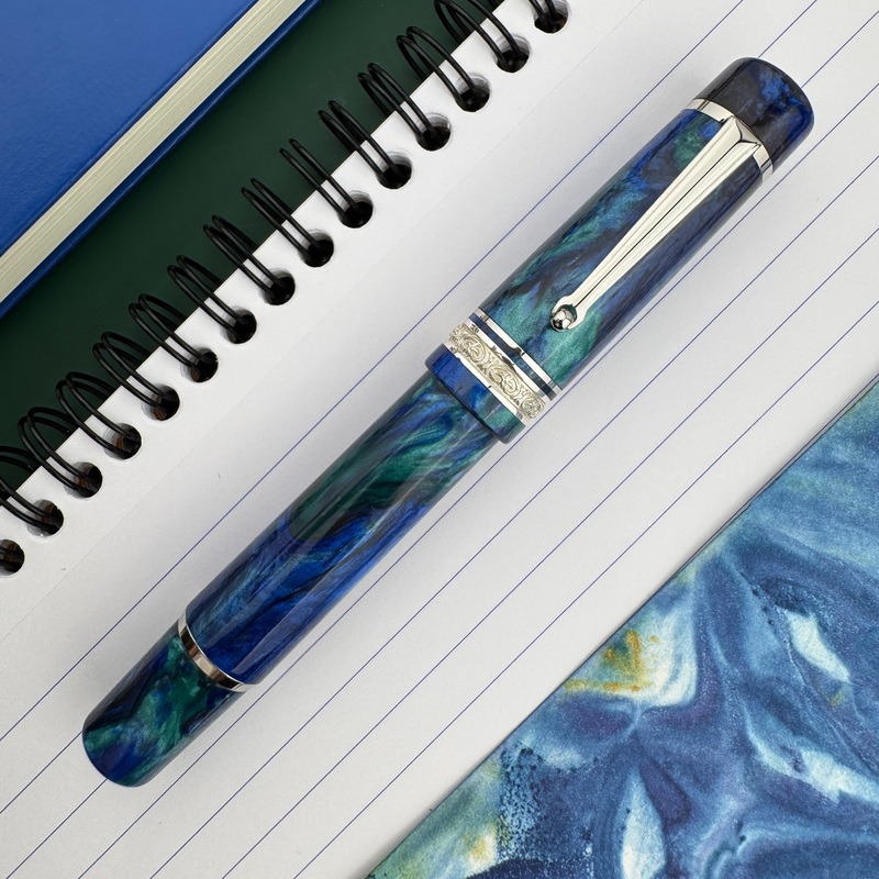 Delta DV Original Midsize Fountain Pen – Blue Riviera (Special Edition)
