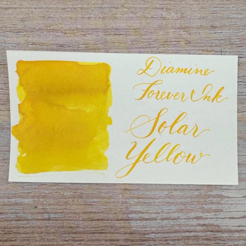 Diamine Forever Ink Solar Yellow – 50ml Bottled Ink