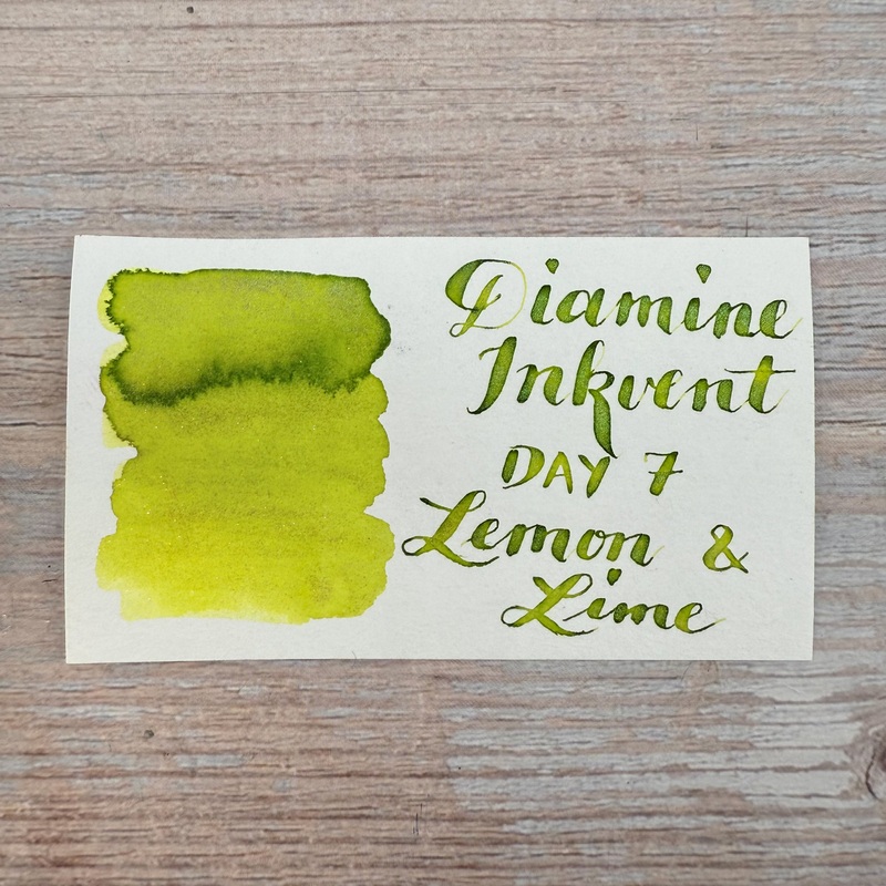 Diamine Inkvent Lemon & Lime – 50ml Bottled Ink