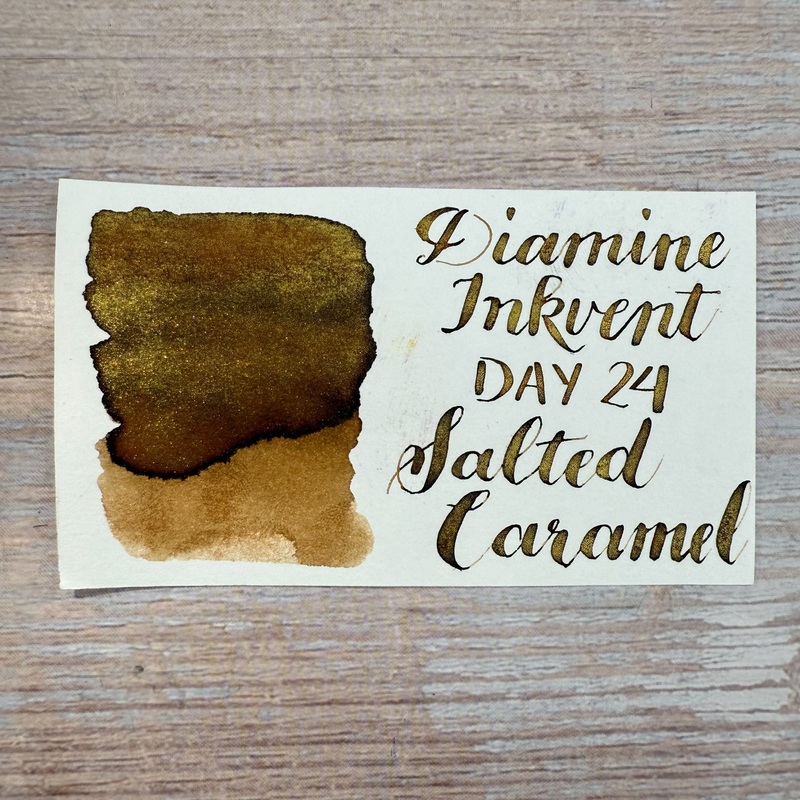 Diamine Inkvent Salted Caramel – 50ml Bottled Ink