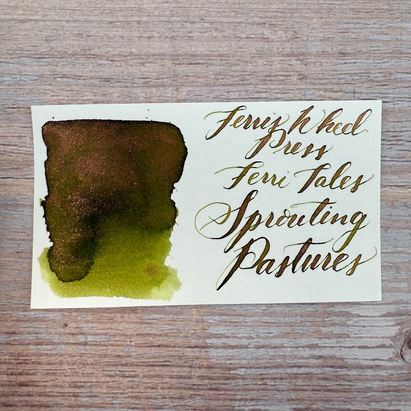 Ferris Wheel Press Bestiary Series – Sprouting Pastures – 20ml Bottled Ink (Special Edition)