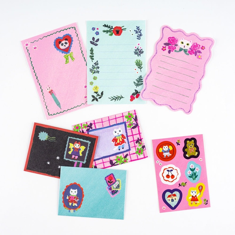 Hobonichi Mini Letter Set – Yumi Kitagishi: White Cat