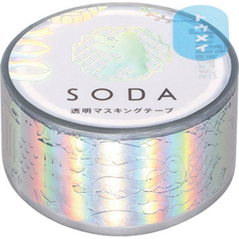 King Jim SODA Transparent Masking Tape – Emblem