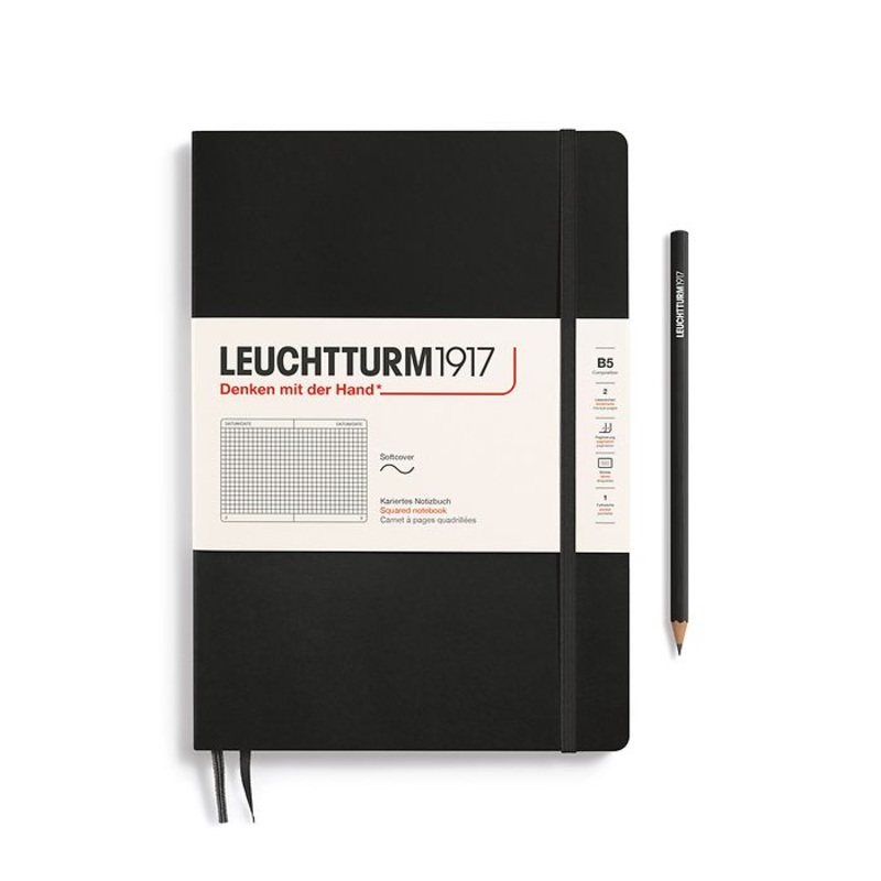 Leuchtturm B5 Softcover Notebook – Squared