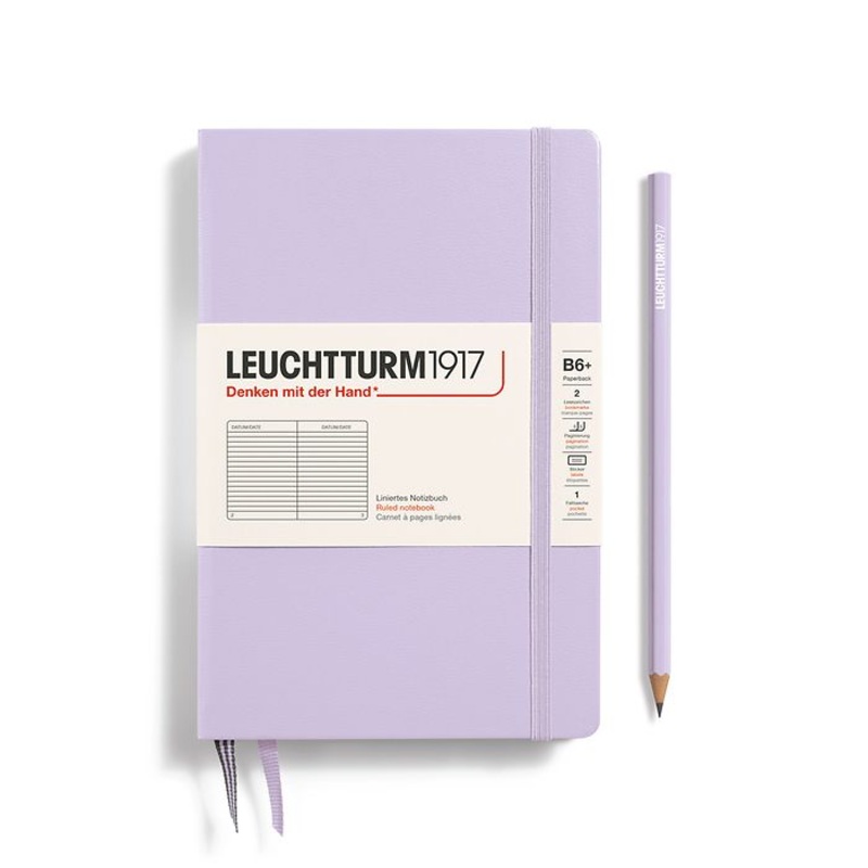 Leuchtturm B6+ Hardcover Notebook – Ruled