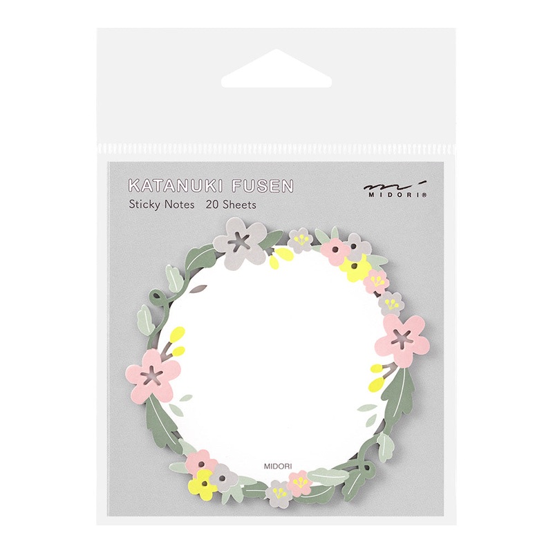 Midori Sticky Notes – Die-Cut Wreath
