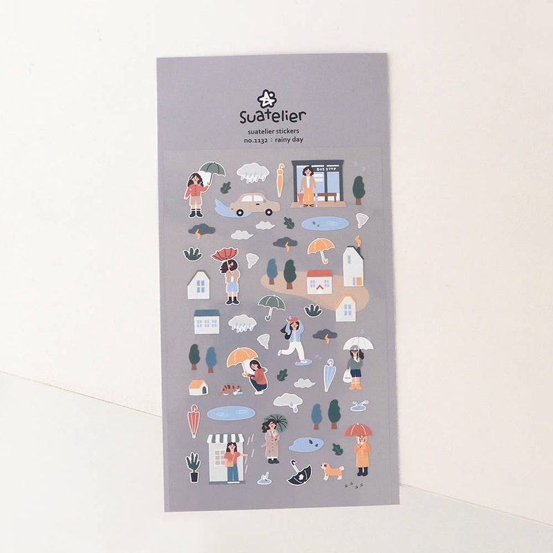 Suatelier Design Stickers – Rainy Day