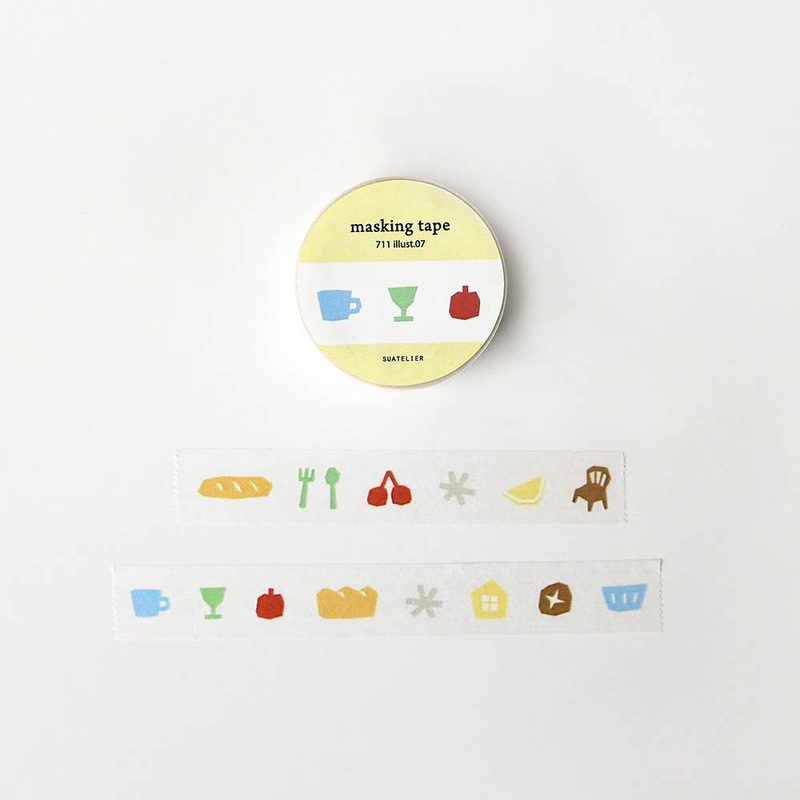 Suatelier Design Washi Tape – Illust.07