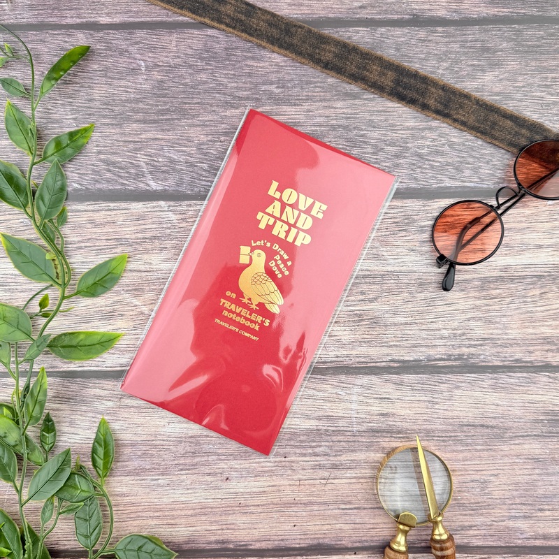 Traveler’s Love and Trip Notebook Refill – Regular Size – Red (Special Edition)