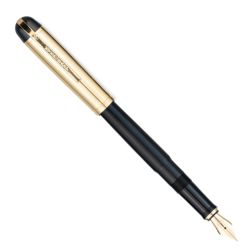 Wahl Eversharp Skyline Fountain Pen – Black w/Gold Trim