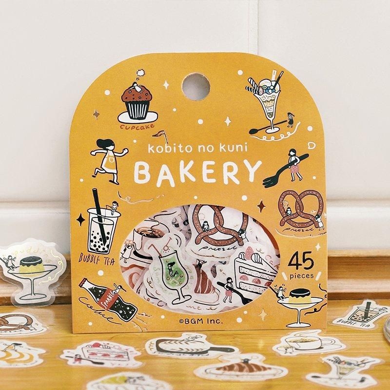 BGM Planner Sticker Flakes – Kobito no Kuni – Bakery