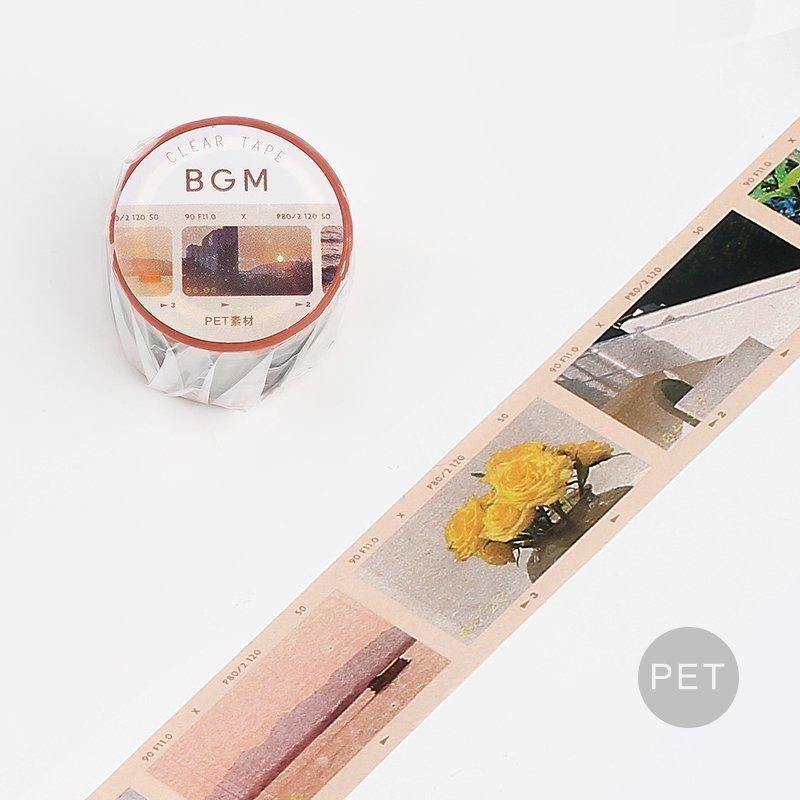 BGM Washi Tape – Clear Tape – Yellow Film