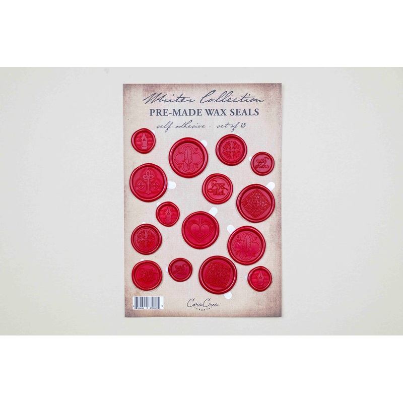 CoraCreaCrafts Writer’s Collection – Premade Wax Seals