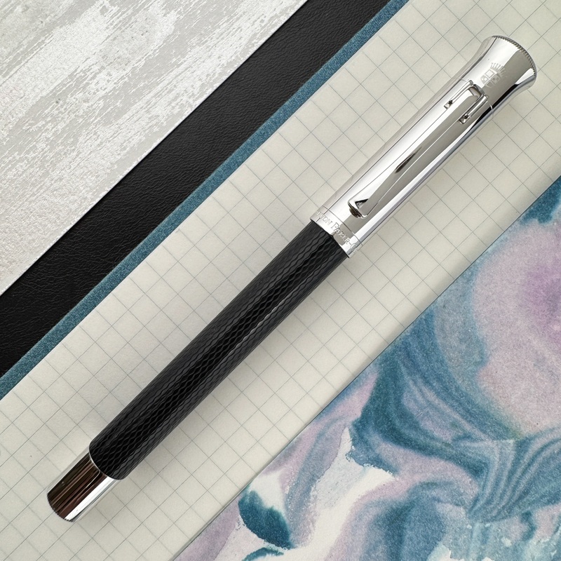 Graf von Faber-Castell Guilloche Fountain Pen – Black