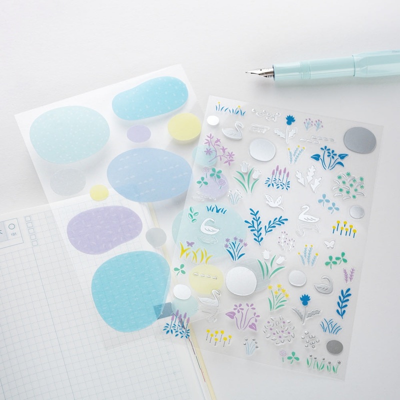 Hobonichi Layering Stickers – Yuri Sanae:  Forest Lake