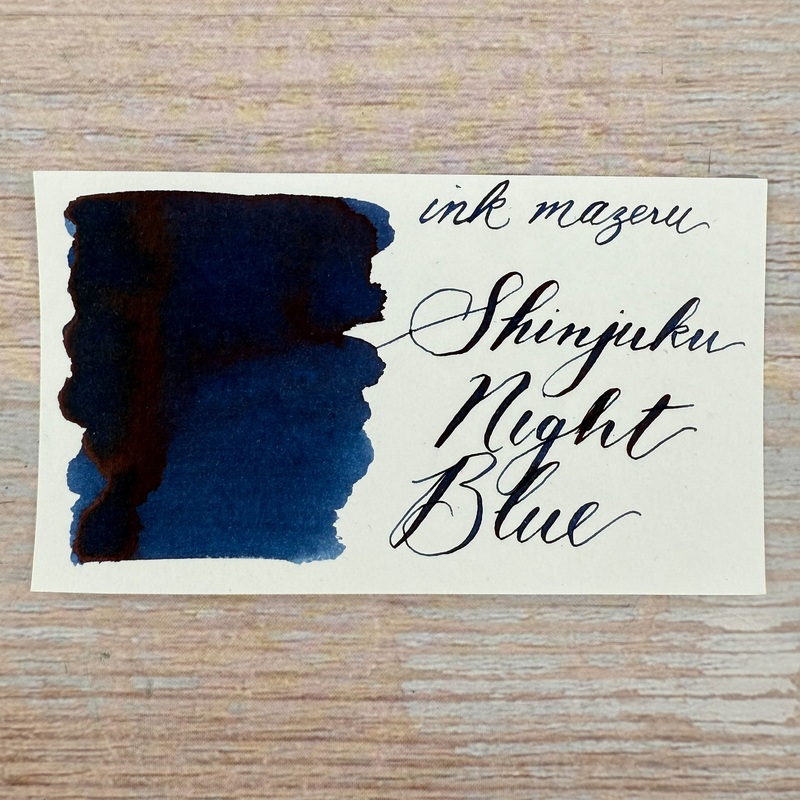 Ink Mazeru 18ml Bottled Ink – Shinjuku Night Blue