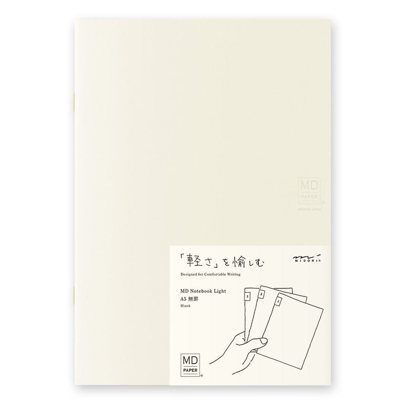 Midori MD Notebook Light – A5 – Blank (3 PCS)