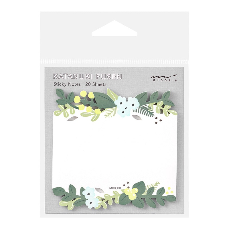 Midori Sticky Notes – Die-Cut Leaves