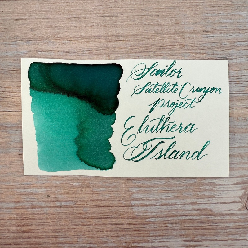 Sailor Satellite Crayon Project – Eleuthera Island – 20ml Bottled Ink