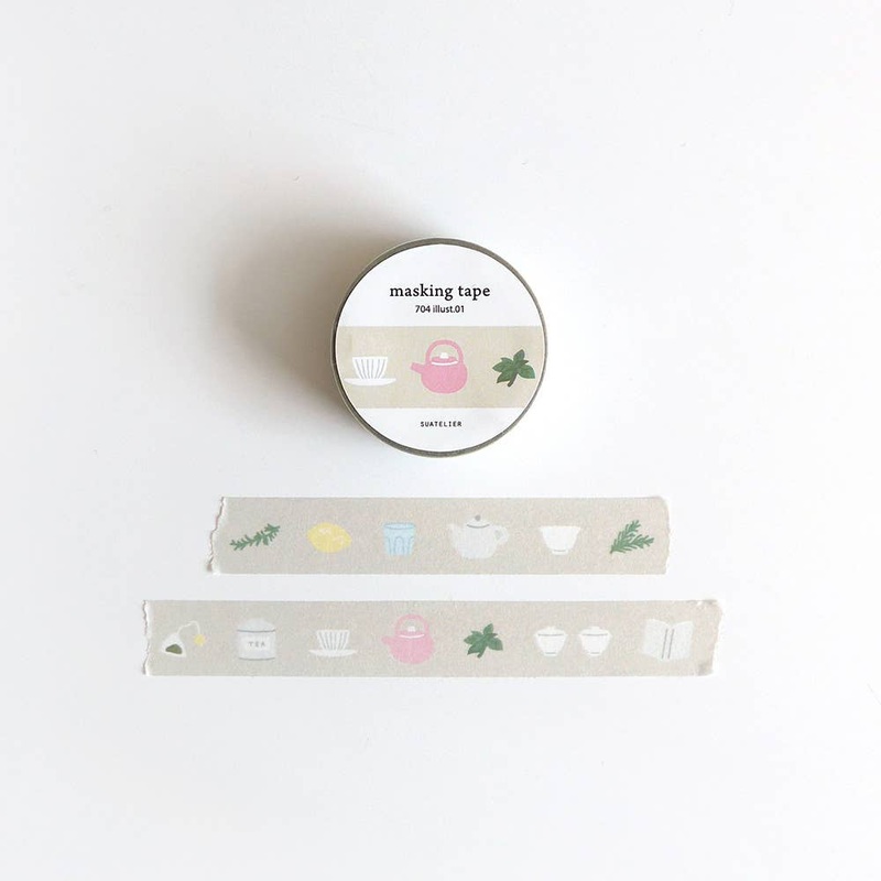 Suatelier Design Washi Tape – Illust.01