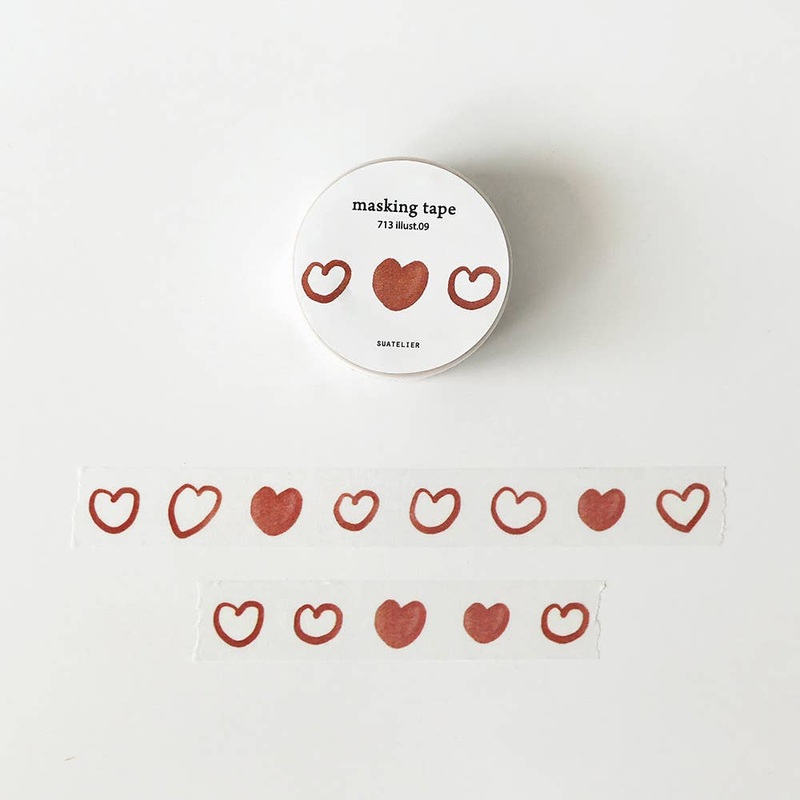 Suatelier Design Washi Tape – Illust.09