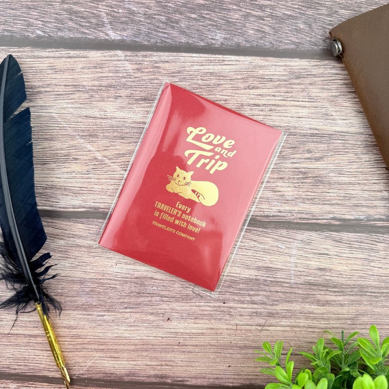 Traveler’s Love and Trip Notebook Refill – Passport Size – Red (Special Edition)