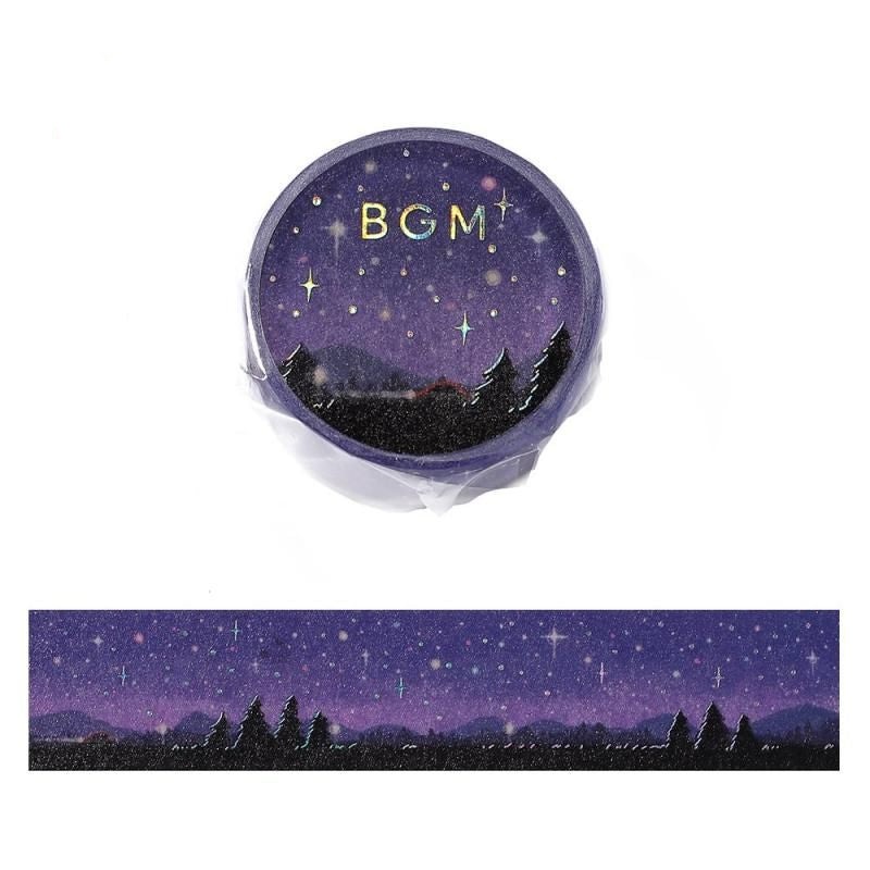 BGM Washi Tape – Dreamy Scenery – Starry Sky