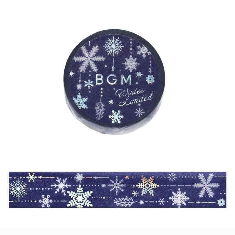 BGM Washi Tape – Snowy Night (Limited Edition)