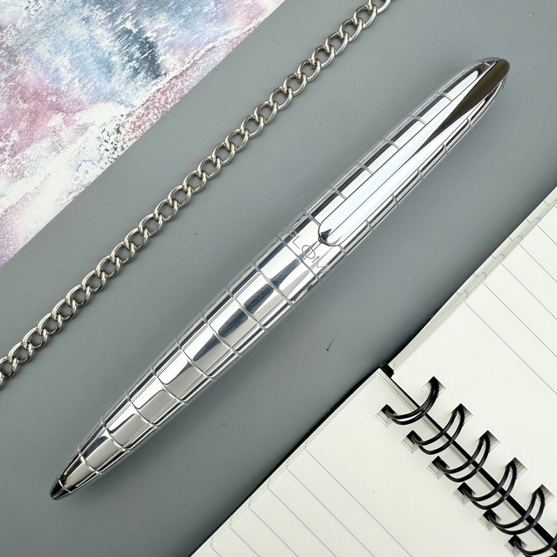 Diplomat Aero Rollerball Pen – Rhomb Chrome